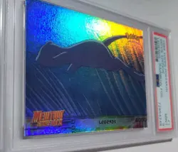1999 Pokemon Topps Movie MewTwo 🌟Legends#1🌟 Rainbow Foil Rare PSA 9 LOWPOP💥 - Image 1