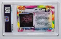 1999 Pokemon Topps Movie MewTwo 🌟Legends#1🌟 Rainbow Foil Rare PSA 9 LOWPOP💥 - Image 5