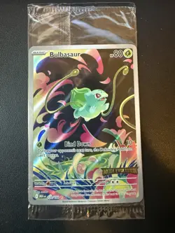 Pokemon TCG Mega Evolutions Sealed Bulbasaur 133/132 Stamped Promo - Image 1