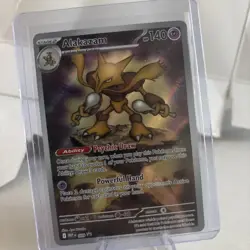 Pokemon TCG- 2025 Alakazam 009 Black Star Promo Mega Evolution NM - Image 1