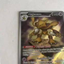 Pokemon TCG- 2025 Alakazam 009 Black Star Promo Mega Evolution NM - Image 4