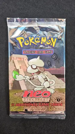 Pokemon TCG Neo Discovery 1st Edition Smeargle Booster Pack Open/Empty - Image 1