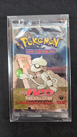 Pokemon TCG Neo Discovery 1st Edition Smeargle Booster Pack Open/Empty - Image 3