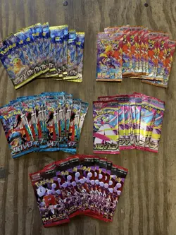 Pokemon 50 Japanese Booster Packs See Pics And Description - Image 1