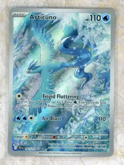 2025 Pokemon Scarlet & Violet JTG EN-Journey Together #161 Articuno IR - Image 1