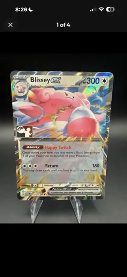 Play! Pokemon Prize Pack Series 7 Twilight Masquerade Blissey ex 134/167 - NM - Image 1