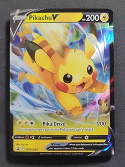 Pikachu V #SWSH285 Black Star Promo Pokemon TCG - Image 1