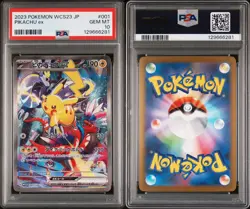 PSA 10 Pikachu ex 001/030 WCS23 Yokohama Promo Pokemon World Championships 2023 - Image 3