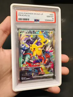 PSA 10 Pikachu ex 001/030 WCS23 Yokohama Promo Pokemon World Championships 2023 - Image 4