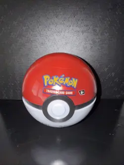 Pokemon Pokeball Tin Red And White (Sealed) - Image 1