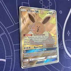 Pokemon TCG Eevee GX SM233 Full Art Black Star Promo Sun & Moon - Image 2