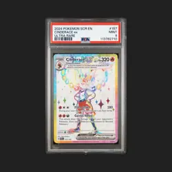 2024 Pokemon SCR EN Cinderace ex 157 Ultra Rare PSA 9 - Image 4