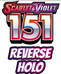 Pokemon SV 151 English Pick Your Card Complete Your Set REVERSE HOLO ONLY - Image 1