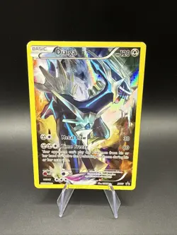 Dialga XY77 Holo Mythical Black Star Promo Pokemon Card - Image 1