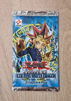 Yu-Gi-Oh! 2002 Legend Of Blue Eyes White Dragon Booster Pack Factory Sealed Rare - Image 1
