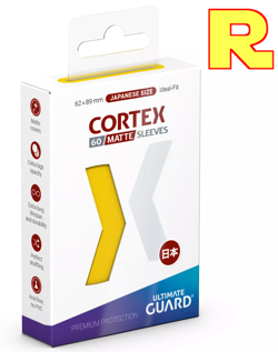 60 Sleeves Ultimate Guard Cortex R 62x89 Japanese Size (YUGIOH) R YELLOW -GIALLO - Image 1