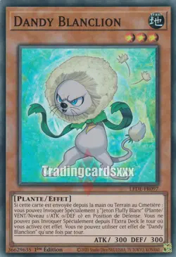 Yu-Gi-Oh! Dandy Blanclion : SR LEDE-FR097 - Image 1