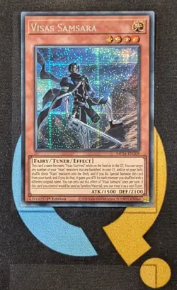 MP24-EN108 Visas Samsara Prismatic Secret Rare 1st Edition YuGiOh - Image 1