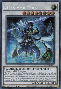 Yugioh MP24-EN098 - Visas Amritara - Secret Rare - Image 1