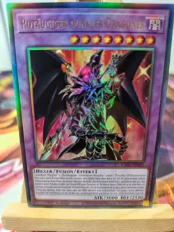 Rotaugiger Dunkler Dragoner RA02-DE021 Ultimate Rare Deutsch NM YUGIOH - Image 1