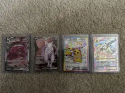 4 Card Pokemon Lot Full Art/vmax/mega - Image 1