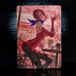 Reiju Premium Waifu Card Oversized B5 Big Beard Bleach Matte Board One Piece - Image 1
