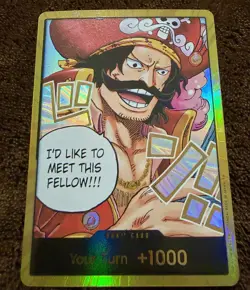 DON!! Card (Gol.D.Roger) (Gold) Carrying On His Will Foil - Image 1