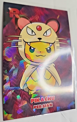 Pikachu Poncho Persian Rainbow Holo Team Rocket Card Database Peru Pokemon - Image 2