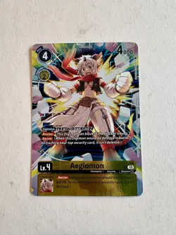 Digimon card game tcg Promo card Aegiomon (P-194) (V.3) - Image 1