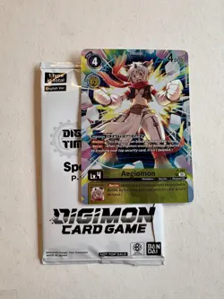 Digimon card game tcg Promo card Aegiomon (P-194) (V.3) - Image 2