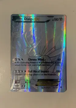 2014 Pokemon XY Full Art Dialga Ex Holo MINT Phantom Forces 122/119 Card - Image 3