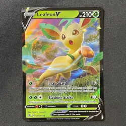 Leafeon V SWSH194 SWSH: Sword & Shield Promo Cards Holo NM - Image 1
