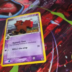 Pokemon Card Vulpix 70/101 EX Dragon Frontiers Reverse Holo STAMPED Nintendo LP - Image 2