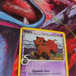 Pokemon Card Vulpix 70/101 EX Dragon Frontiers Reverse Holo STAMPED Nintendo LP - Image 5