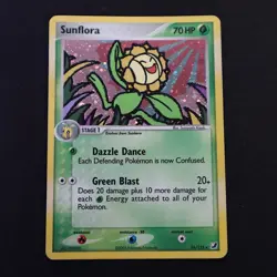 Sunflora Holo Rare 16/115 Unseen Forces MP/HP 2005 EX Series Pokemon TCG Card - Image 1