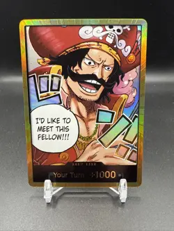 DON!! Card (Gol.D.Roger) (Gold) DON!! Carrying On His Will NM - Image 1