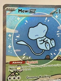 Mew ex - 232/091 - Pokemon Paldean Fates Special Illustration Rare Card - NM - Image 2