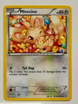 Minccino - RC18/RC25 - Pokemon Legendary Treasures Radiant Collection Card LP - Image 1