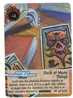 Spellfire CCG Forgotten Realms card #47 of 100 Deck of Many Things - Image 1