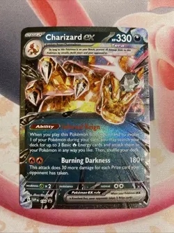 Charizard ex 196 Sv: Scarlet & Violet Promo Cards Holo NM - Image 1