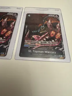 OP13-089 St. Topman Warcury Alt Art SP One Piece Carrying On His Will 2 Card Lot - Image 3