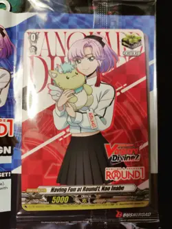 Nao Inabe Round1 x Cardfight Vanguard Promo Collaboration Campaign Card - Image 1