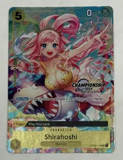 Shirahoshi CS 2024 Celebration Pack OP03-116 One Piece Promo Cards Foil English - Image 1