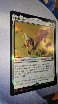 Folk Hero Commander Legends: Battle for Baldur's Gate Foil #650 - Image 2