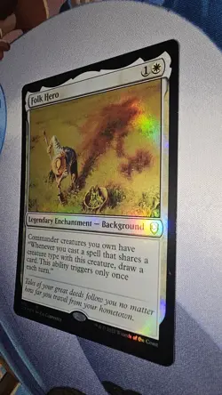 Folk Hero Commander Legends: Battle for Baldur's Gate Foil #650 - Image 3