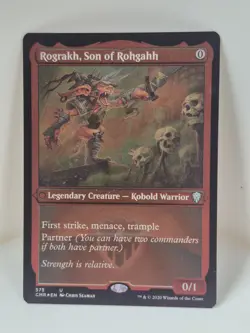 MTG Rograkh, Son of Rohgahh (Etched Foil) Commander Legends #575 NM - Image 1