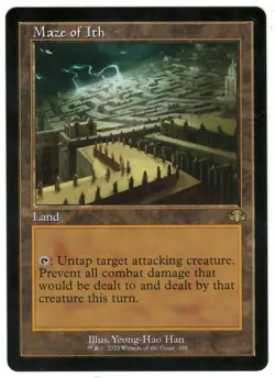 MTG Maze of Ith Retro Frame Dominaria Remastered Magic The Gathering TCG - Image 1