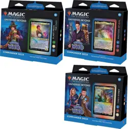 MtG Doctor Who Commander - Blast From the Past, Masters of Evil, Timey Wimey NEW 195166228815 - Image 1