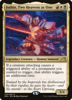Isshin, Two Heavens as One- Kamigawa: Neon Dynasty Promos Regular MTG-NM - Image 1