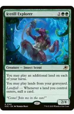 1x MTG Icetill Explorer - Edge of Eternities Rare! NM Mint! Ships Fast! - Image 1
